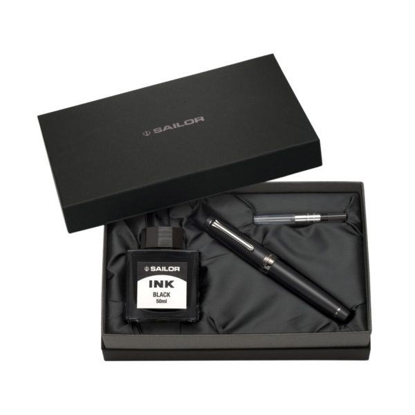 Sailor Professional Gear Fountain Pen - Imperial Black RT Fashion