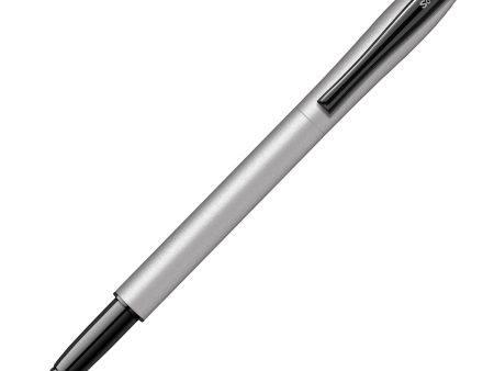 Scrikss Carnaval Roller Ball Pen - Satin Silver BT Supply